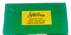 Spectrum The Master Railroader Great Northern Stock Car 0n30 Series (27511)