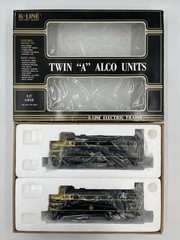 O Gauge K-Line K2129 Alco Erie FA-1 A-A Diesel Engine Set 2129 & 2131