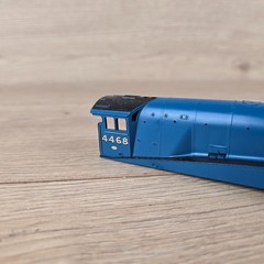 Hornby Repainted Class A4 Mallard Locomotive Body Only 4468 Blue OO Gauge