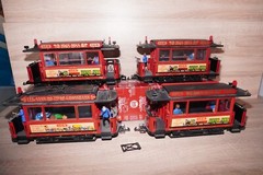 BOD/5] LGB Gauge G 2036 “20 Years LGB” Tram + 3 Trailers / Cars See Pictures