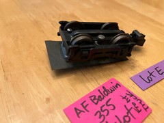 American Flyer Train 355 CNW Diesel Locomotive FRONT TRUCK ASSEMBLY PART LOT E