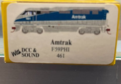 Athearn N Scale 15399 Amtrak F59PHI RD#461 w/DCC & Sound