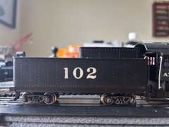 HO Scale – AHM 5082-c Santa Fe 0-8-0 Steam Switcher Engine #102 Great Runner