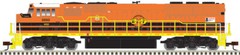 Atlas N EMD SD60M Buffalo & Pittsburgh BPRR #3887 DCC/SND LED 40005236