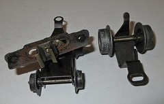 LIONEL #238E PRE WAR (2-4-2) LOCOMOTIVE ,FRONT & REAR TRUCKS,USED ORIGINAL PARTS