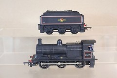 TRIANG HORNBY R251S BR BLACK 0-6-0 CLASS 3F LOCOMOTIVE 43775 with SMOKE op