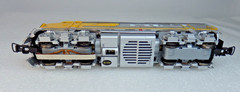 MTH HO F7A Santa Fe Yellow Bonnet DCC w/Sound 3 rail incld 2 rail convert truck