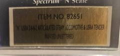 Spectrum N Scale Pennsylvania 2-6-6-2 Steam Locomotive w/ Tender DC