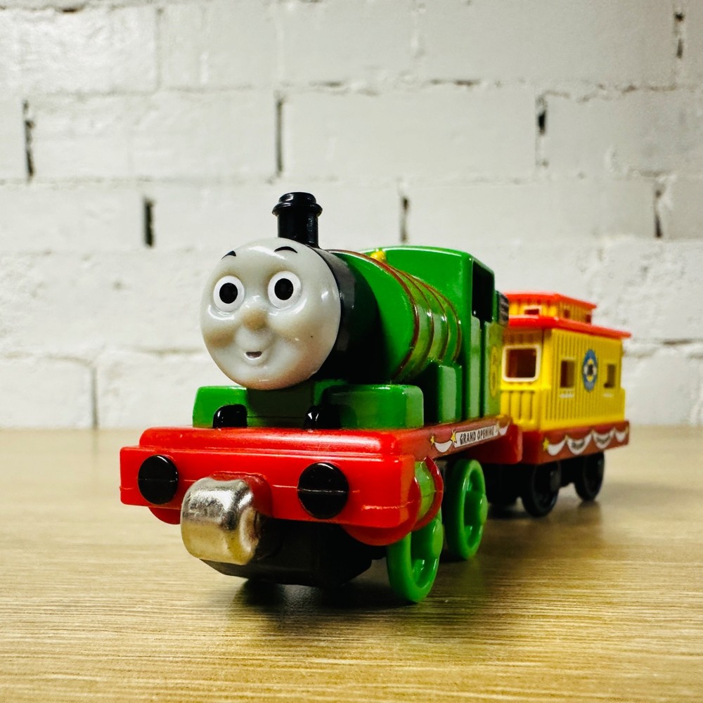 Mint Grand Opening Percy Thomas & Friends Take N Play Along Diecast Push Trains