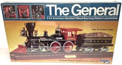 MPC The General American Steam Train 1:25 Scale Museum Quality Model Kit~NEW