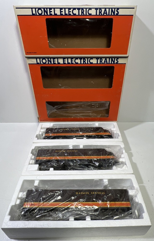 Lionel MPC Illinois Central F-3 ABA 6-8580 PWR& 6-8582 Dummy & 6-8581 F3-B Unit