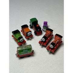 Thomas & Friends Wooden Railway Train Set Lot Percy James Rusty Sodor Paint Cars