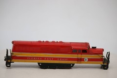 Tempo HO Scale Florida East Coast Diesel Locomotive Shell 1:87 Classic