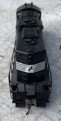 HO Scale Walthers, GP9M Diesel Locomotive, Norfolk Southern, Black, Lifesaver