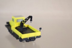 BRAWA 456 DB 0-4-0 ROTTENCRAFTWAGEN DIESEL CRANE RAILCAR LOCOMOTIVE om