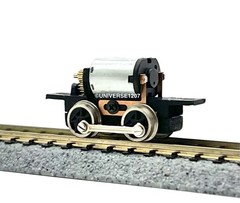 N/HOn30/HOe/009 Gauge 0-4-0 Rod-Driven Locomotive Power Drive Chassis 15mm/7mm