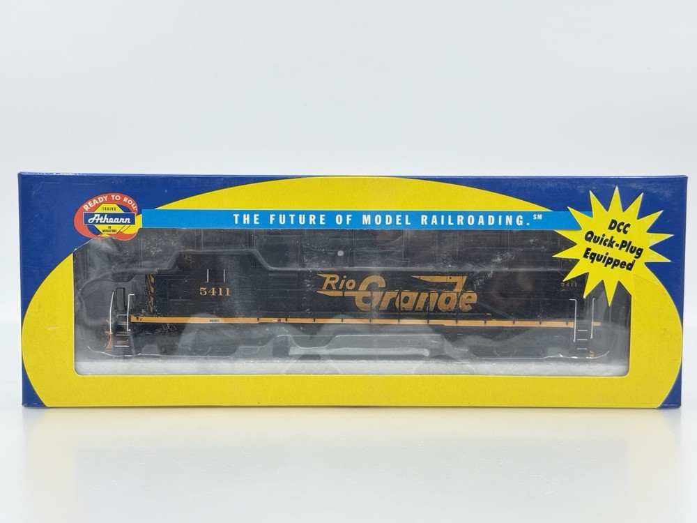 HO Scale Athearn RTR 95119 Rio Grande SD40T-2 Diesel Locomotive D&RGW #5411