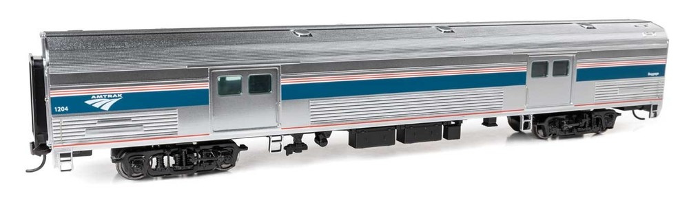 13085 Walthers HO 73′ Budd Baggage Car Amtrak Phase VI #1204