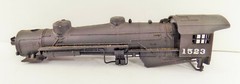 HO / UNBRANDED / LOCOMOTIVE #1523 / PLASTIC SHELL / PARTS