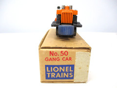 Lionel 50 Gang Car Motorized with Orig Box Postwar O gauge X7849