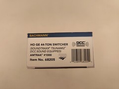 BACHMANN 68205 HO GE 44-Ton Switcher AMTRAK #1000 DCC Sound Tsunami2