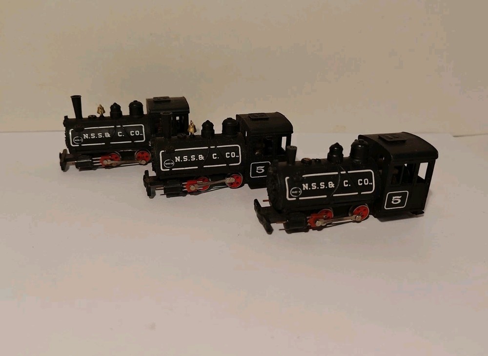 N.S.S.& C.CO. HOn30 / HOn 2 1/2 Gauge Shunter Steam Locomotive Set Of 3 Rare