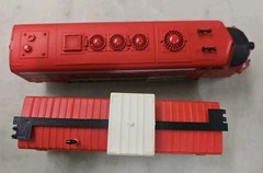 PlatArt, HO Gauge, Rail Road Fire Department Locomotive w/Caboose See Ad. (EB-2)
