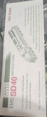 Kato SD40 Project Locomotive See Description