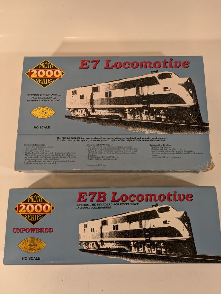 HO E7 A/B Set (Pwd+Dmy) PRR Pennsylvania DCC Ready NIB NOS # 23062/4