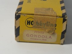 Vtg John A. English Model Train Box ONLY Gondola #7002 Hobbyline Empty Box