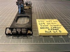 LIONEL Train 44 Ton 629 626 627 628 Switcher Locomotive CHASSIS FRAME PART LOT G