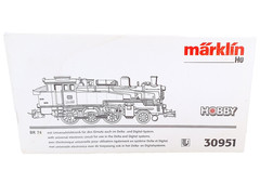 Marklin Delta Digital AC HO 1:87 German DB BR-74 STEAM TENDER LOCOMOTIVE NMIB`00