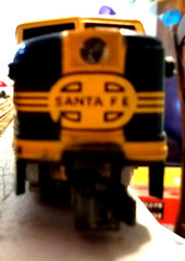 S-Gauge American Flyer Santa Fe 484, 485, 486 ABA FOR PARTS OR RESTORE UNTESTED