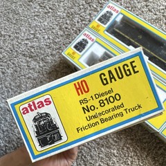 Atlas HO 1:87 Lot of 5 Diesel Locomotives Erie EL NYC DC Analog 2-Rail