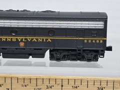 Bachmann N Scale Pennsylvania 9648B F7-B Diesel Locomotive Weathered Runs
