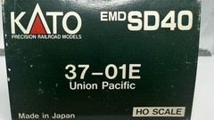 Kato HO EMD SD40 Union Pacific 3024 Locomotive Kadee Couplers Runs Great