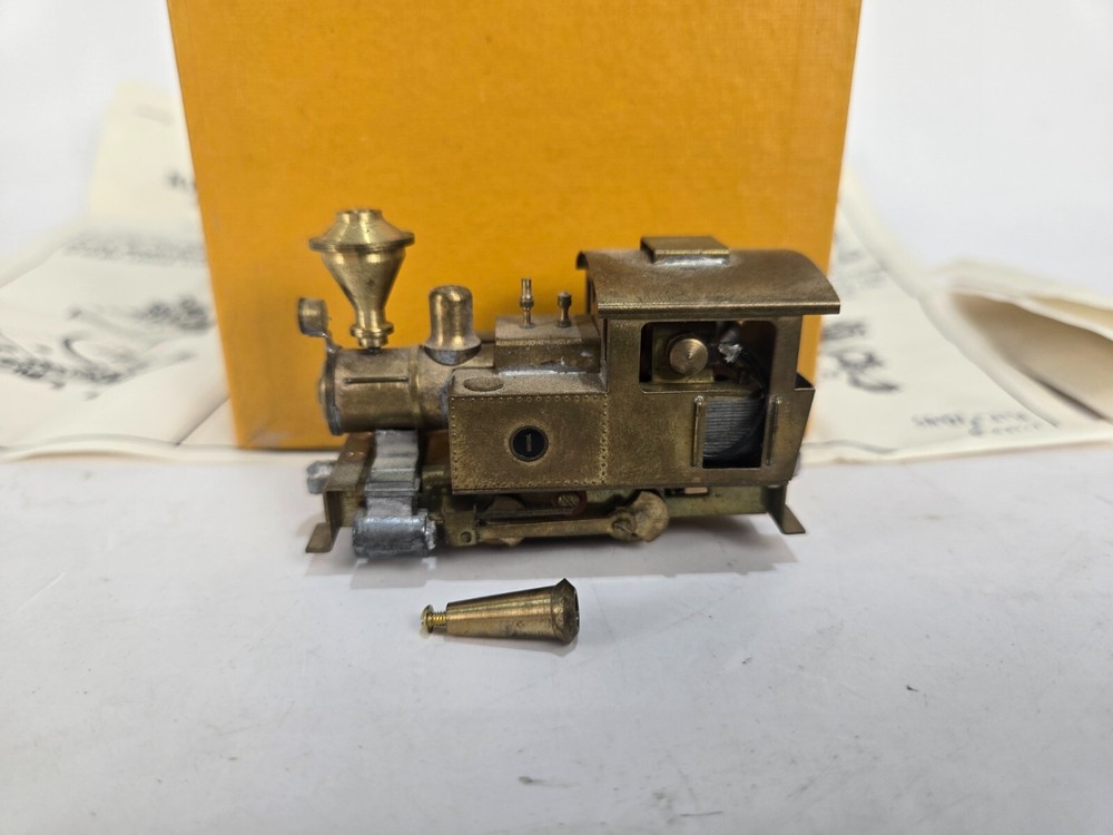 Ken Kidder Railroad Models The MUDHEN HOn3 0-4-T Engine Locomotive BRASS