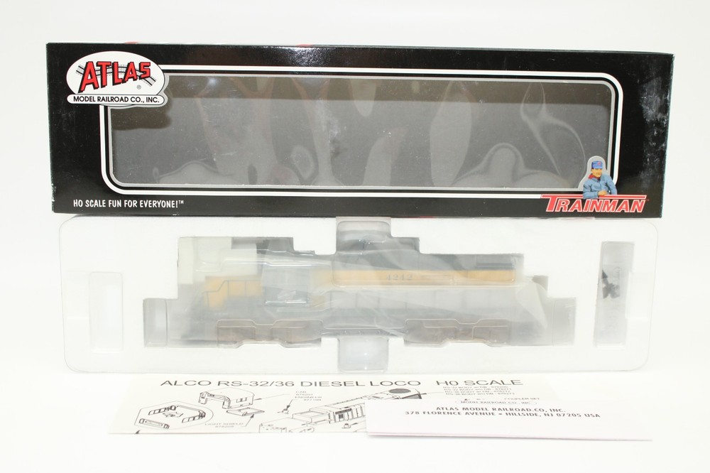Atlas HO Scale CNW Chicago North Western RS32 Diesel Locomotive #4242 NOS Sealed