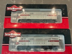 Intermountain CB&Q DCC Soundtraxx F3 Locomotives HO