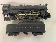 Lionel Postwar 2065 4-6-4 Hudson & 2046W Tender RUNS & LOOKS GREAT! EX+