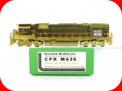 HO Scale BRASS ***CANADIAN PACIFIC*** M636 Locomotive #4705-4728 – Overland 5290