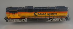 Vintage Tyco Mantua HO Chessie System C & O #1102 Diesel Train Engine RUNS