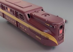 MTH O Scale 4856 GG-1 Shell Pennsylvania Diecast In Tuscan VG