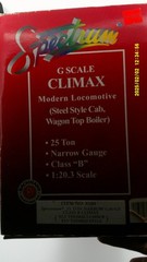 Spectrum G Scale Climax Modern Locomotive