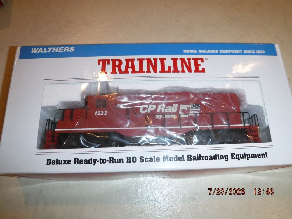TRAINLINE HO EMD GP9M CANADIAN PACIFIC LOCOMOTIVE #1522 ITEM #931-114 – NEW!