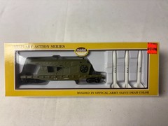 Model Power HO Scale #99180 US ARMY Flat Car with Launcher & 3 Missiles NEW