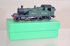 RTR DONG JIN KIT BUILT REPAIR GWR 2-6-2 CLASS 45XX TANK LOCOMOTIVE 4505 oj