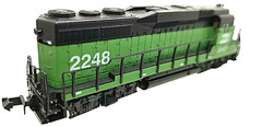 N ATLAS-KATO 4702 EMD GP-30 Burlington Northern Loco #2248 (Tested) Rapido cplrs
