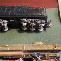 HO 1/87 Vintage Tenshodo New York Central BRASS 4-6-4 Hudson Loco & Tender-AS IS