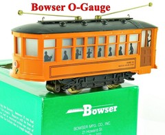 Bowser 551-050165 Birney Style Trolley O-Gauge 3-Rail AC or DC